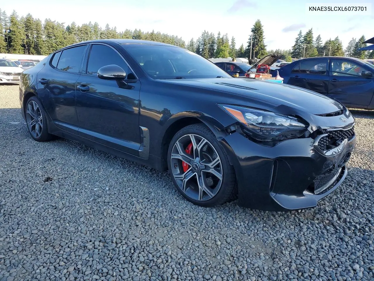 2020 Kia Stinger Gt VIN: KNAE35LCXL6073701 Lot: 60085326