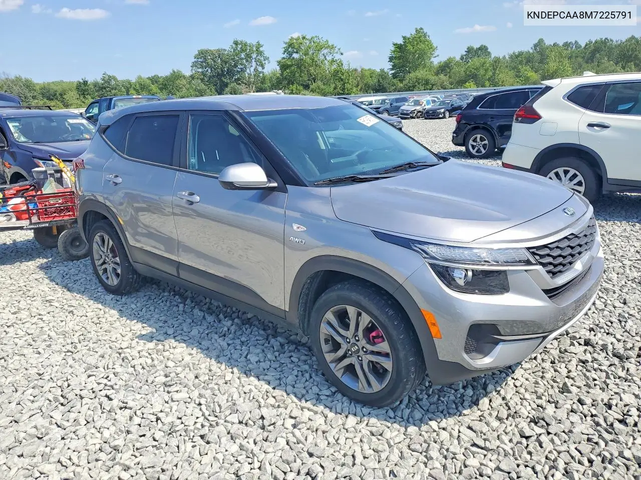 2021 Kia Seltos Lx VIN: KNDEPCAA8M7225791 Lot: 56194676
