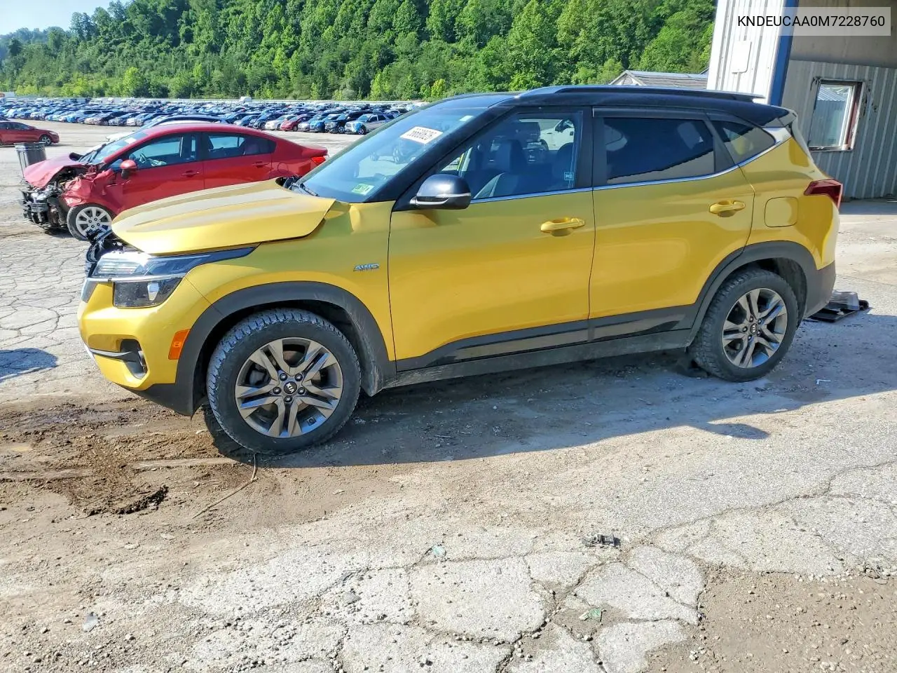 2021 Kia Seltos S VIN: KNDEUCAA0M7228760 Lot: 56680626