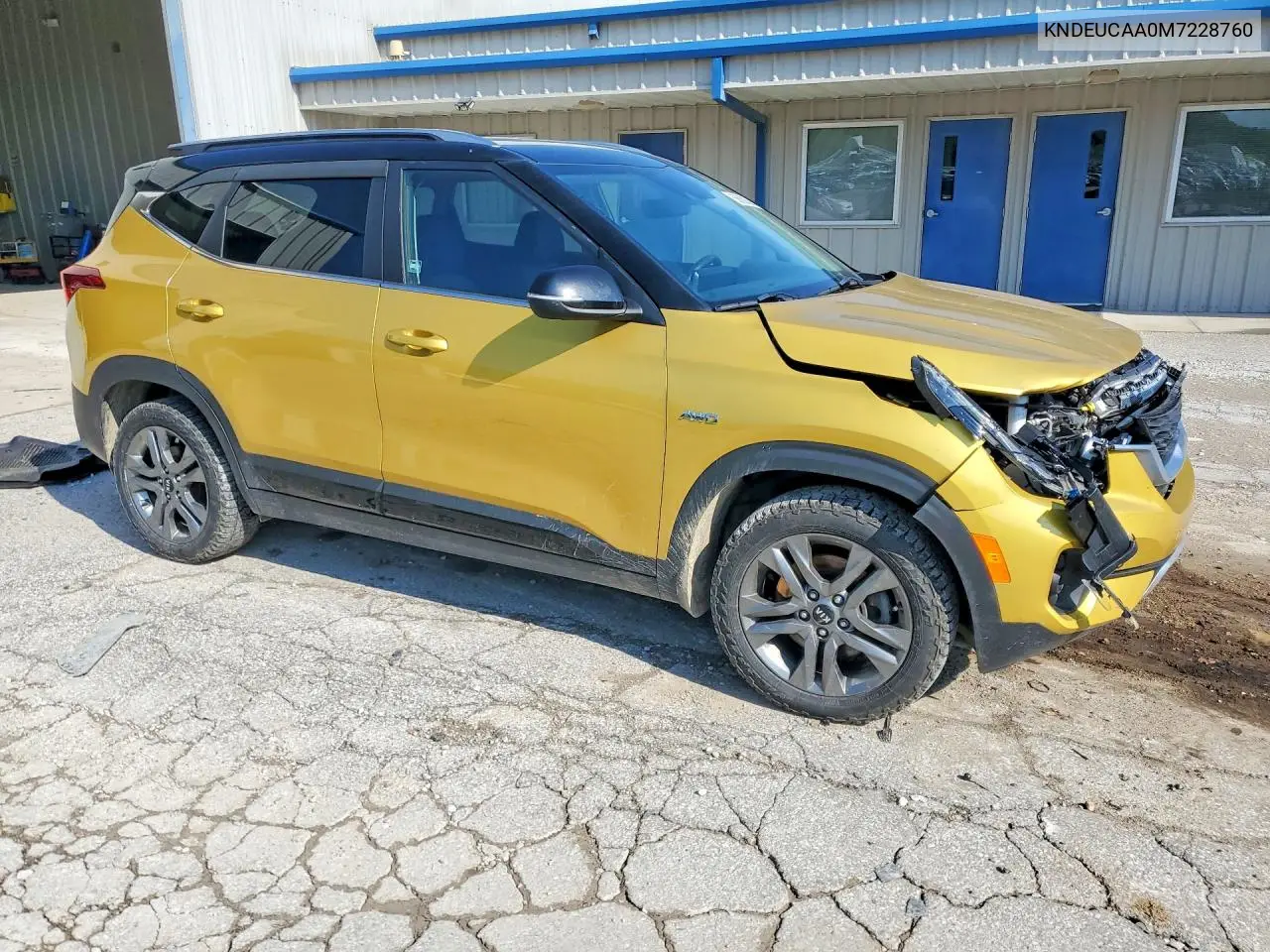 2021 Kia Seltos S VIN: KNDEUCAA0M7228760 Lot: 56680626