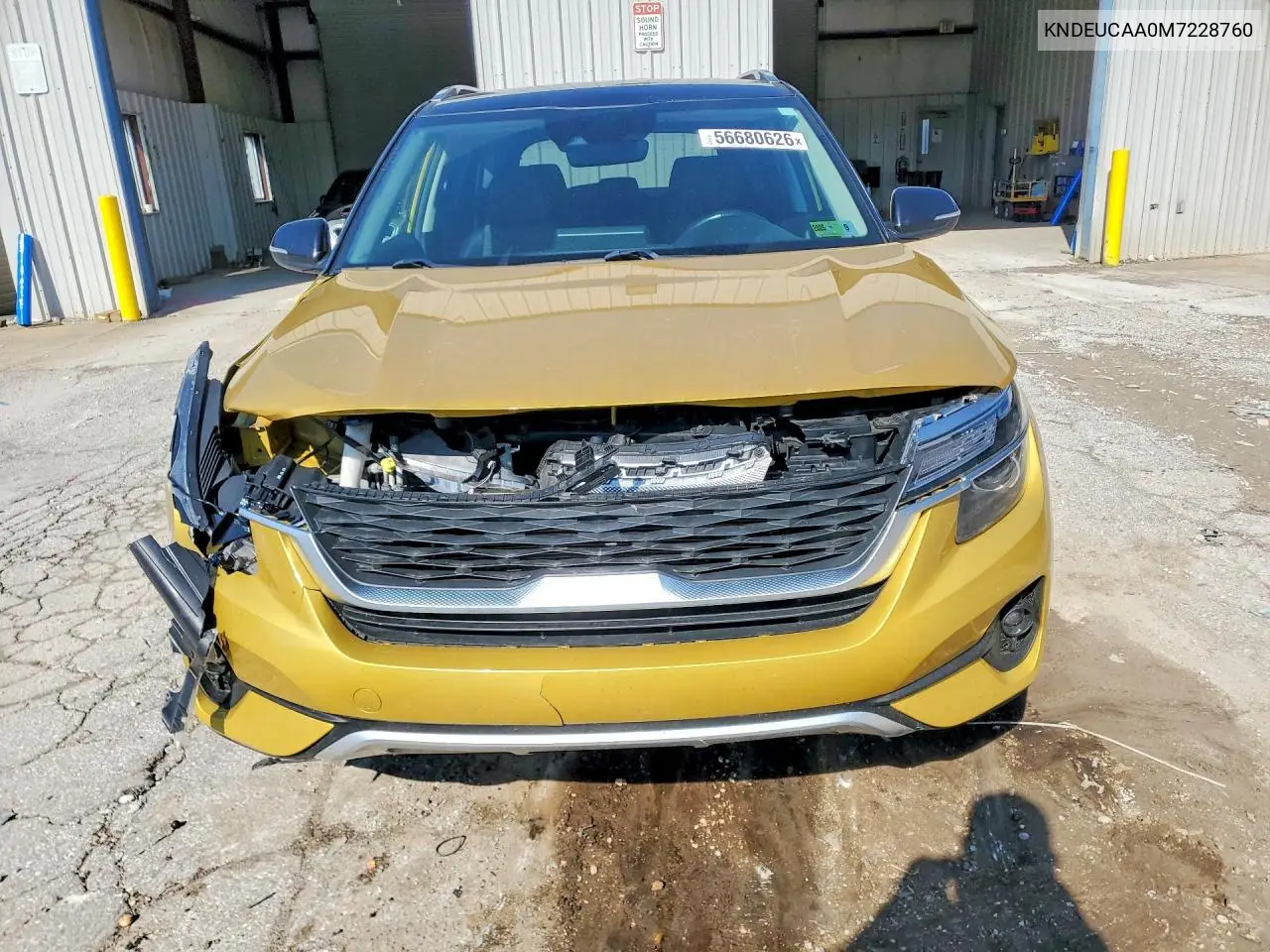 2021 Kia Seltos S VIN: KNDEUCAA0M7228760 Lot: 56680626
