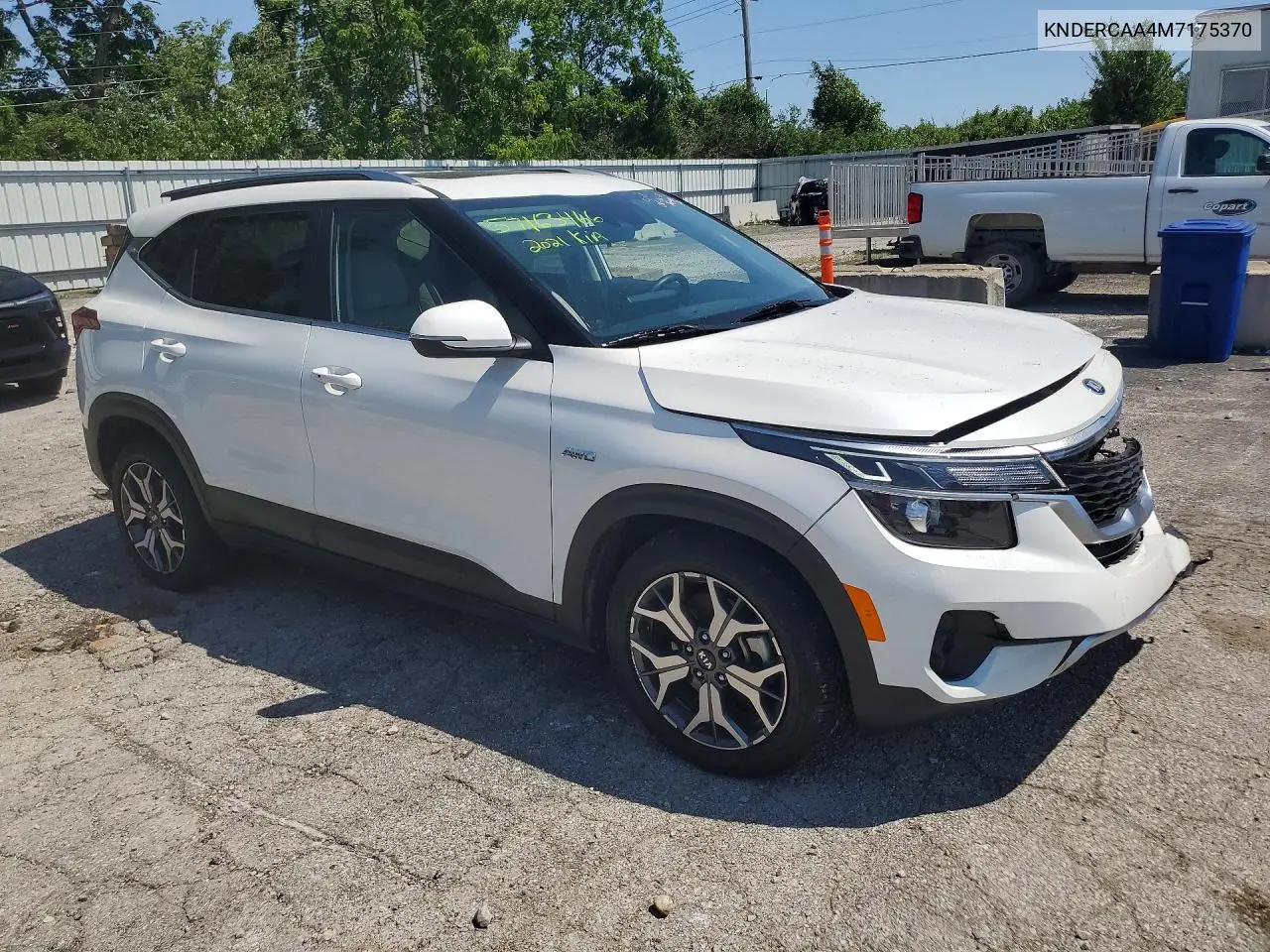2021 Kia Seltos Ex VIN: KNDERCAA4M7175370 Lot: 57163466