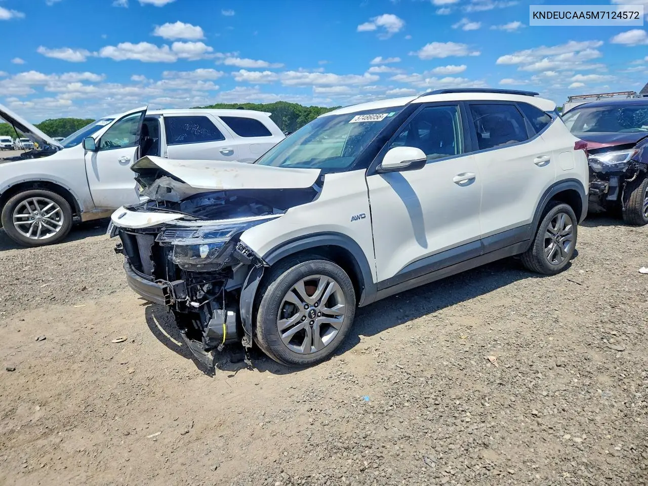 2021 Kia Seltos S VIN: KNDEUCAA5M7124572 Lot: 57486056
