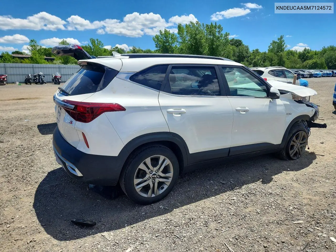 2021 Kia Seltos S VIN: KNDEUCAA5M7124572 Lot: 57486056