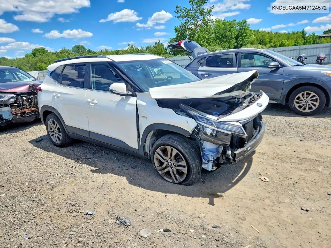 2021 Kia Seltos S VIN: KNDEUCAA5M7124572 Lot: 57486056