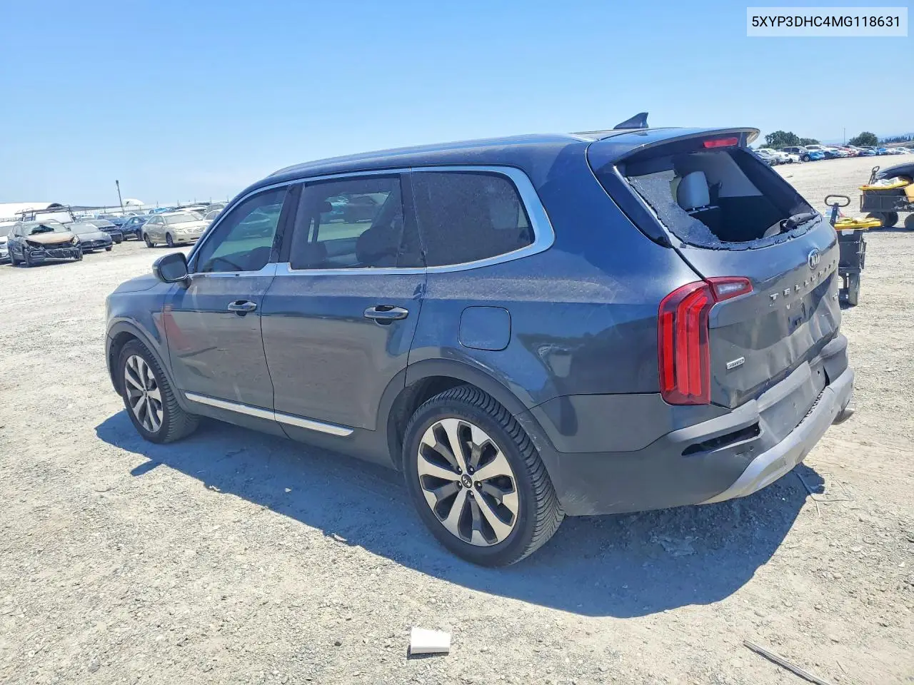 2021 Kia Telluride Ex VIN: 5XYP3DHC4MG118631 Lot: 57559596