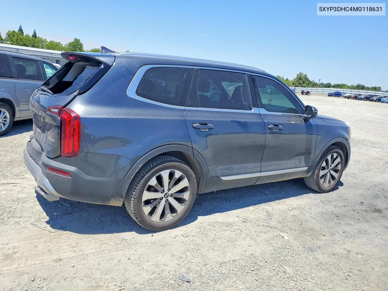 2021 Kia Telluride Ex VIN: 5XYP3DHC4MG118631 Lot: 57559596