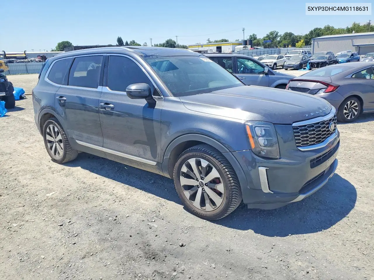 2021 Kia Telluride Ex VIN: 5XYP3DHC4MG118631 Lot: 57559596