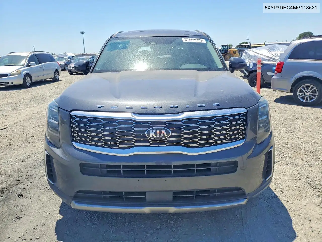 2021 Kia Telluride Ex VIN: 5XYP3DHC4MG118631 Lot: 57559596