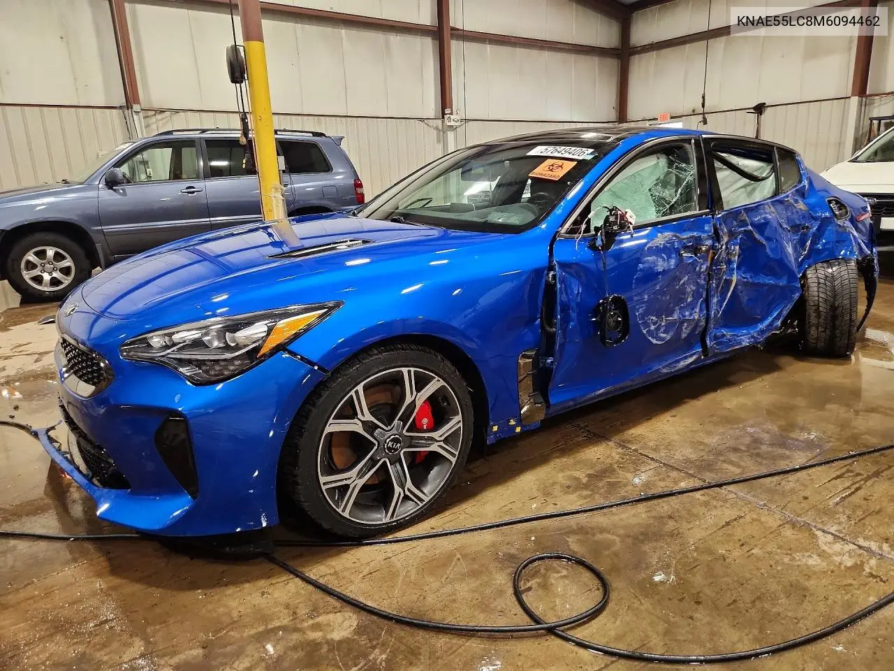 2021 Kia Stinger Gt2 VIN: KNAE55LC8M6094462 Lot: 57649406