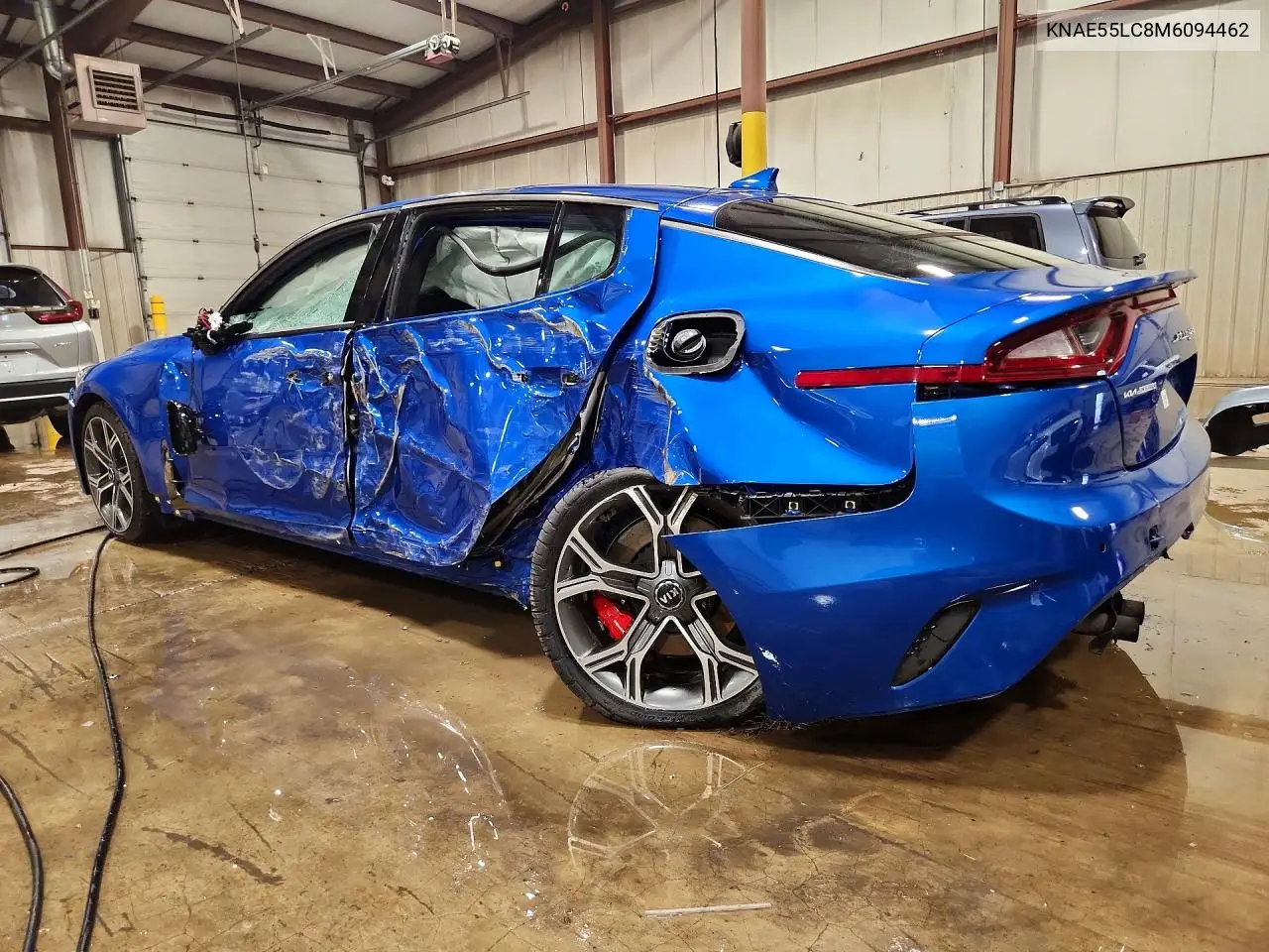 2021 Kia Stinger Gt2 VIN: KNAE55LC8M6094462 Lot: 57649406