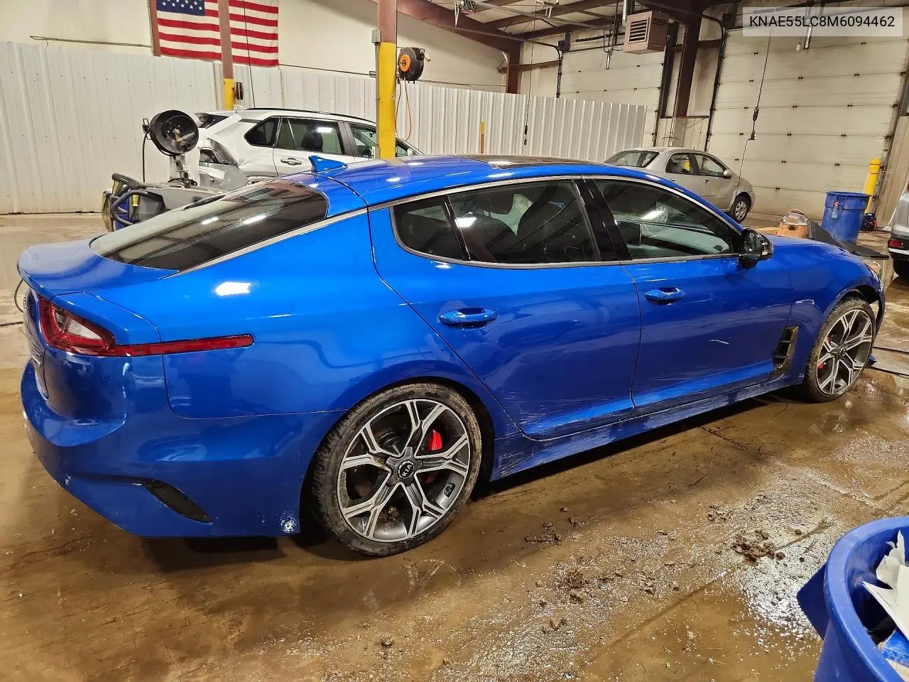 2021 Kia Stinger Gt2 VIN: KNAE55LC8M6094462 Lot: 57649406