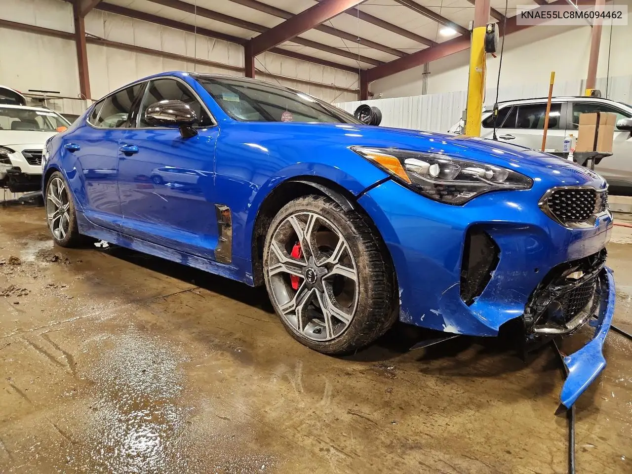2021 Kia Stinger Gt2 VIN: KNAE55LC8M6094462 Lot: 57649406