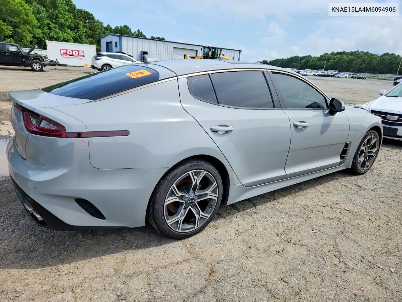 2021 Kia Stinger Gt-Line VIN: KNAE15LA4M6094906 Lot: 58078876