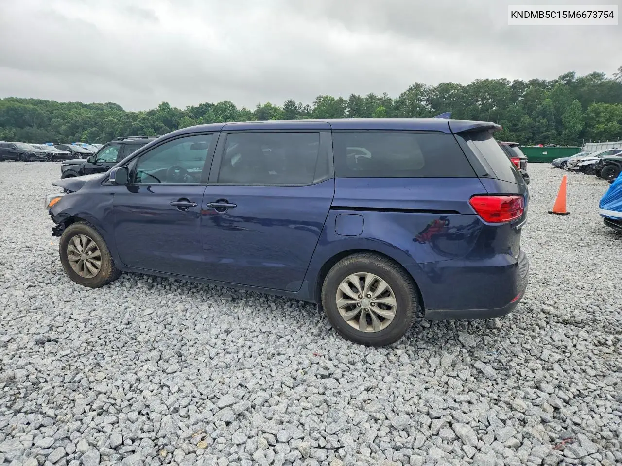 2021 Kia Sedona Lx VIN: KNDMB5C15M6673754 Lot: 58185546