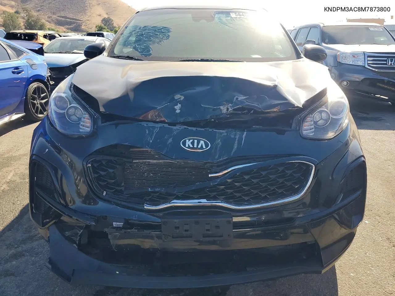 2021 Kia Sportage Lx VIN: KNDPM3AC8M7873800 Lot: 58405246