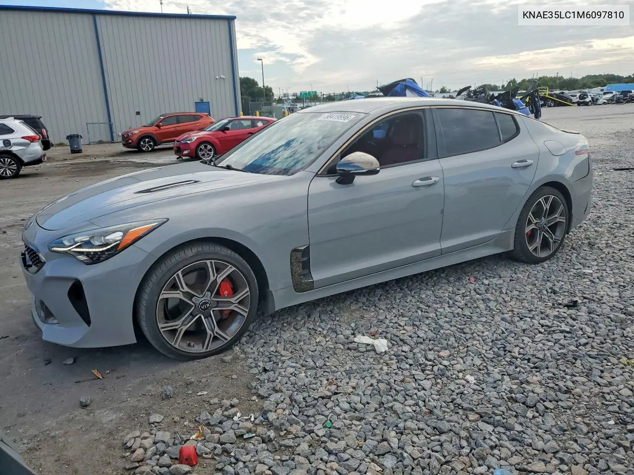 2021 Kia Stinger Gt VIN: KNAE35LC1M6097810 Lot: 58419996