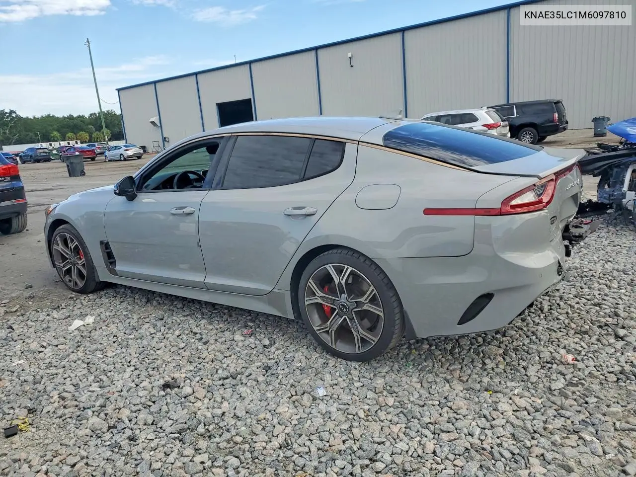2021 Kia Stinger Gt VIN: KNAE35LC1M6097810 Lot: 58419996