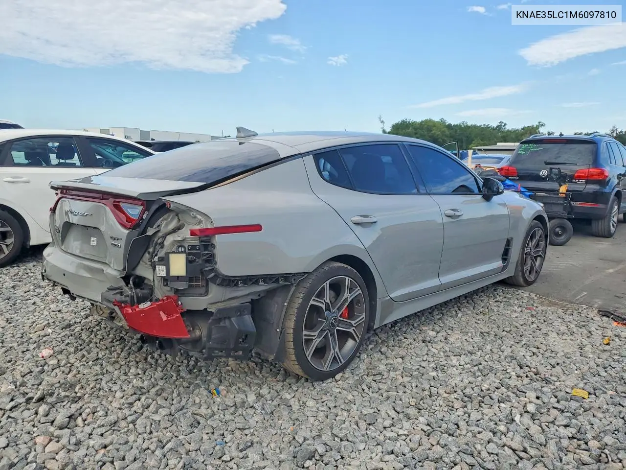 2021 Kia Stinger Gt VIN: KNAE35LC1M6097810 Lot: 58419996