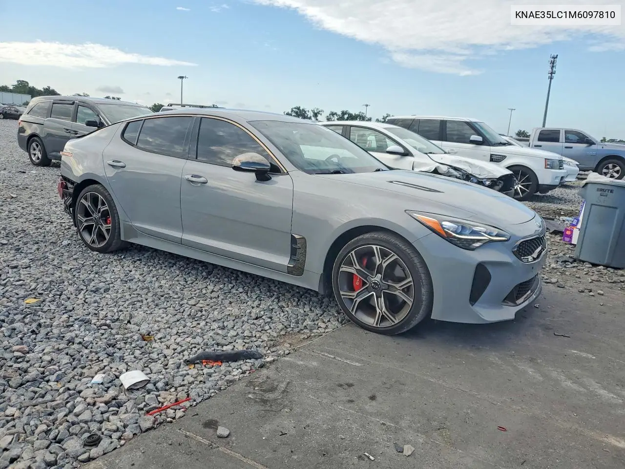 2021 Kia Stinger Gt VIN: KNAE35LC1M6097810 Lot: 58419996