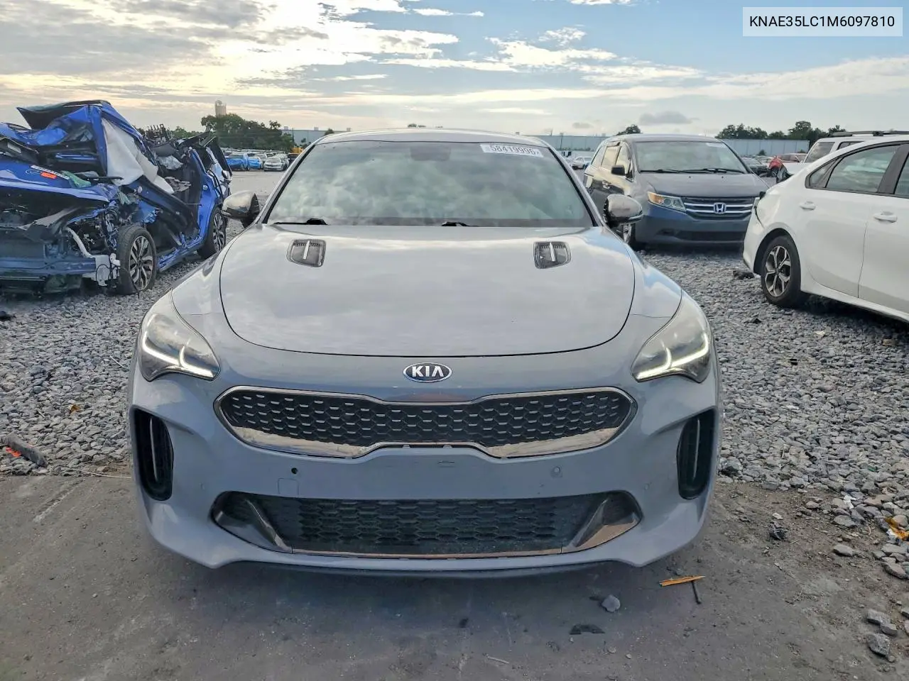 2021 Kia Stinger Gt VIN: KNAE35LC1M6097810 Lot: 58419996