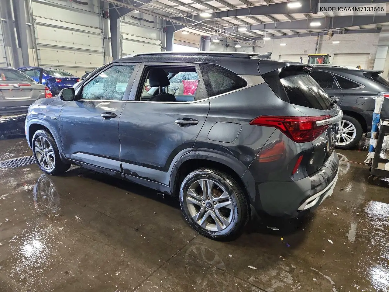 2021 Kia Seltos S VIN: KNDEUCAA4M7133666 Lot: 59166866