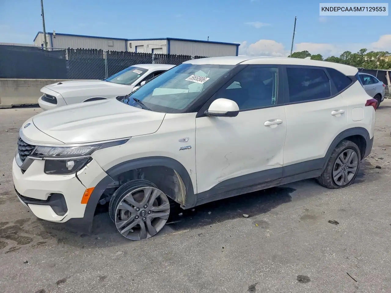 2021 Kia Seltos Lx VIN: KNDEPCAA5M7129553 Lot: 59650906