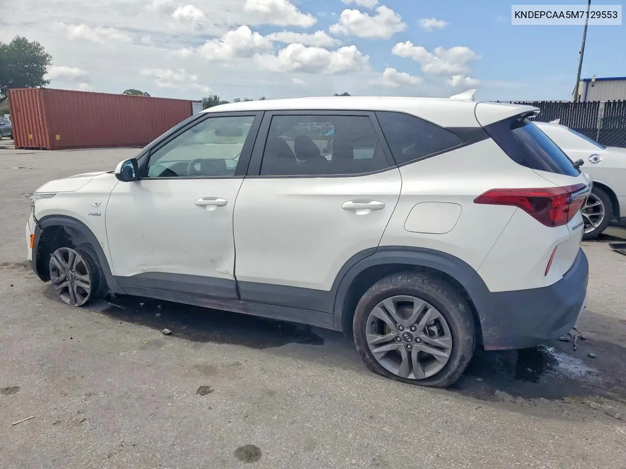 2021 Kia Seltos Lx VIN: KNDEPCAA5M7129553 Lot: 59650906
