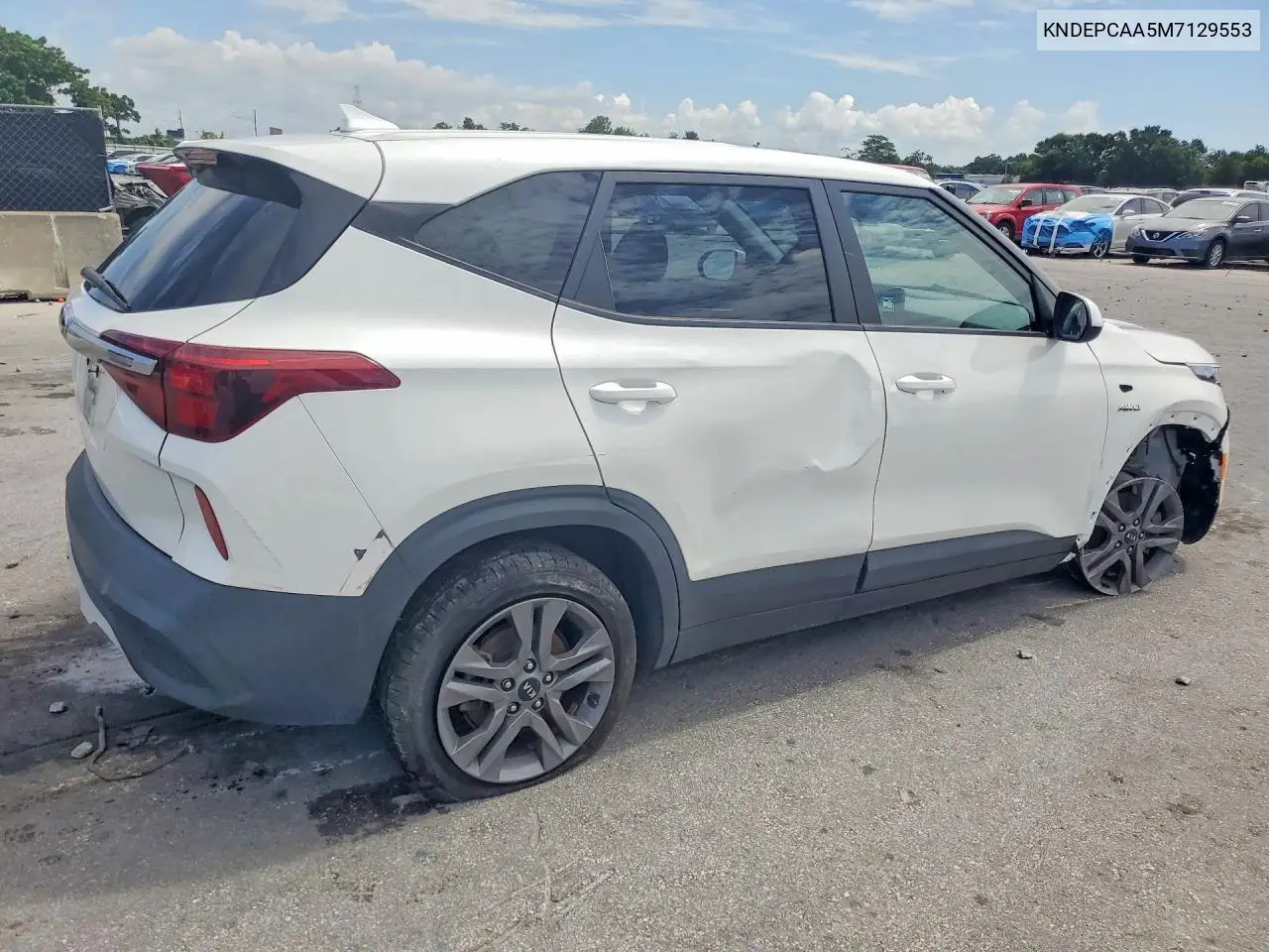 2021 Kia Seltos Lx VIN: KNDEPCAA5M7129553 Lot: 59650906
