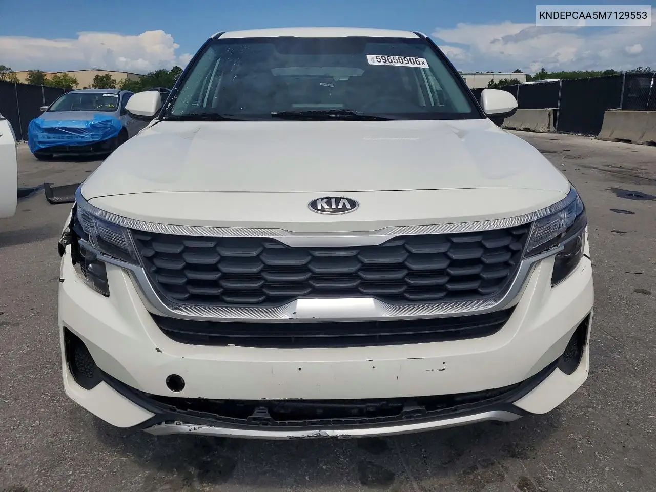 2021 Kia Seltos Lx VIN: KNDEPCAA5M7129553 Lot: 59650906