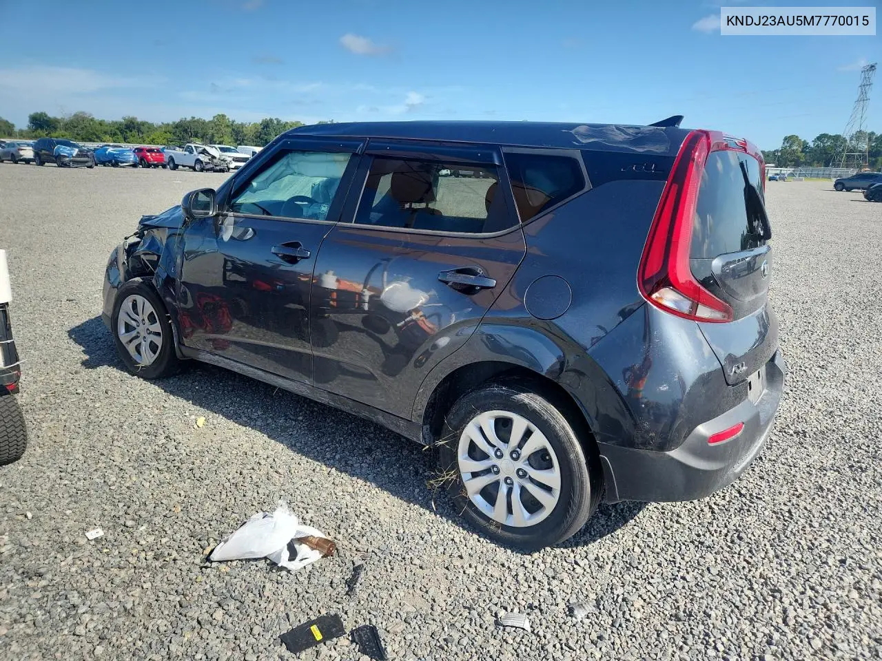 2021 Kia Soul Lx VIN: KNDJ23AU5M7770015 Lot: 59696926