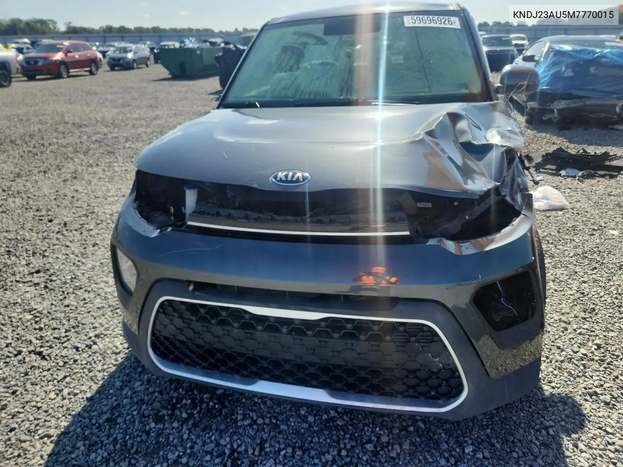 2021 Kia Soul Lx VIN: KNDJ23AU5M7770015 Lot: 59696926