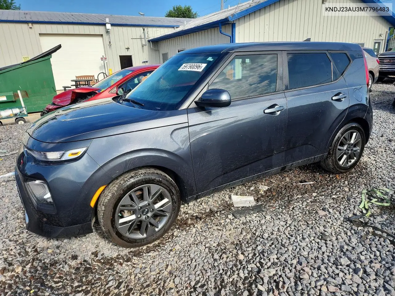 2021 Kia Soul S VIN: KNDJ23AU3M7796483 Lot: 59790096