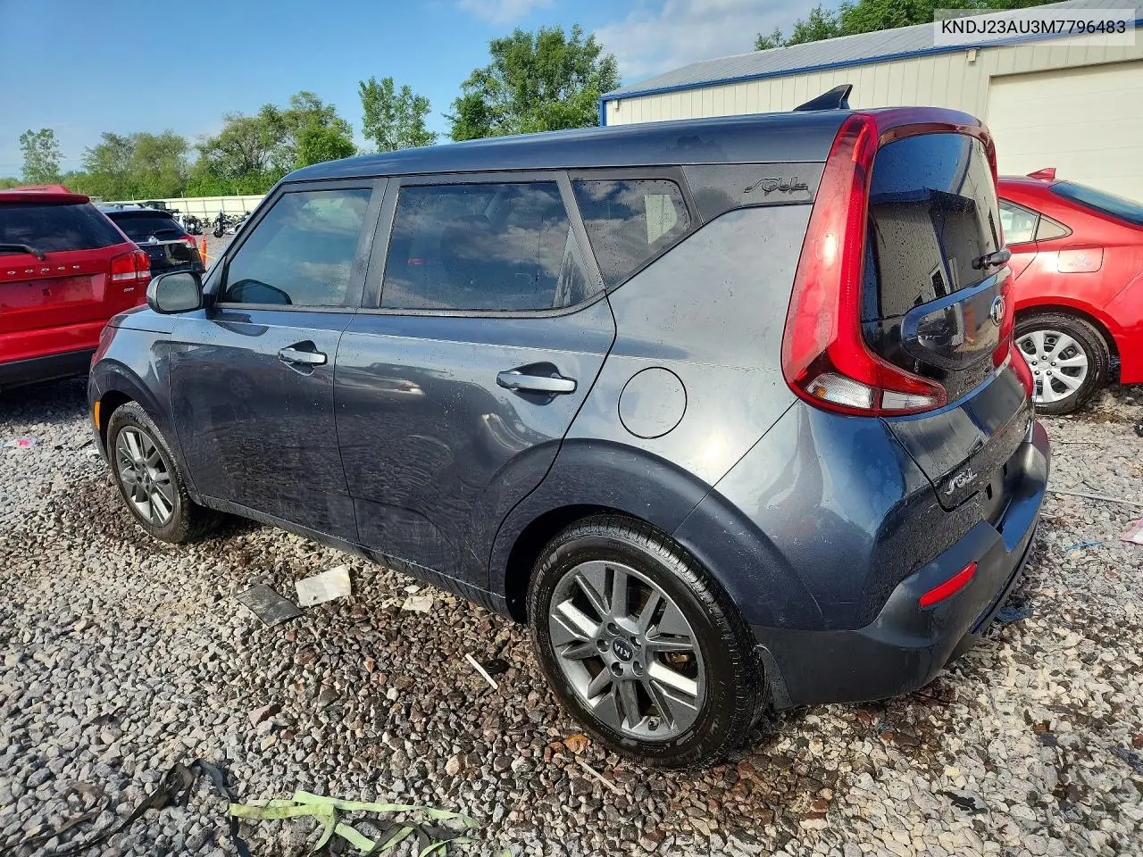 2021 Kia Soul S VIN: KNDJ23AU3M7796483 Lot: 59790096
