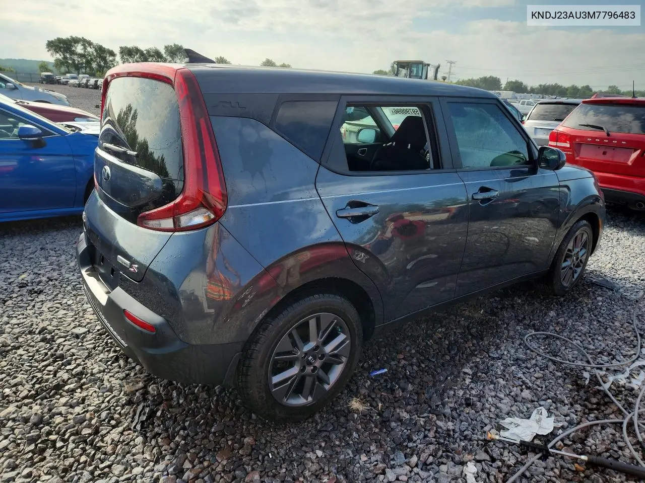 2021 Kia Soul S VIN: KNDJ23AU3M7796483 Lot: 59790096