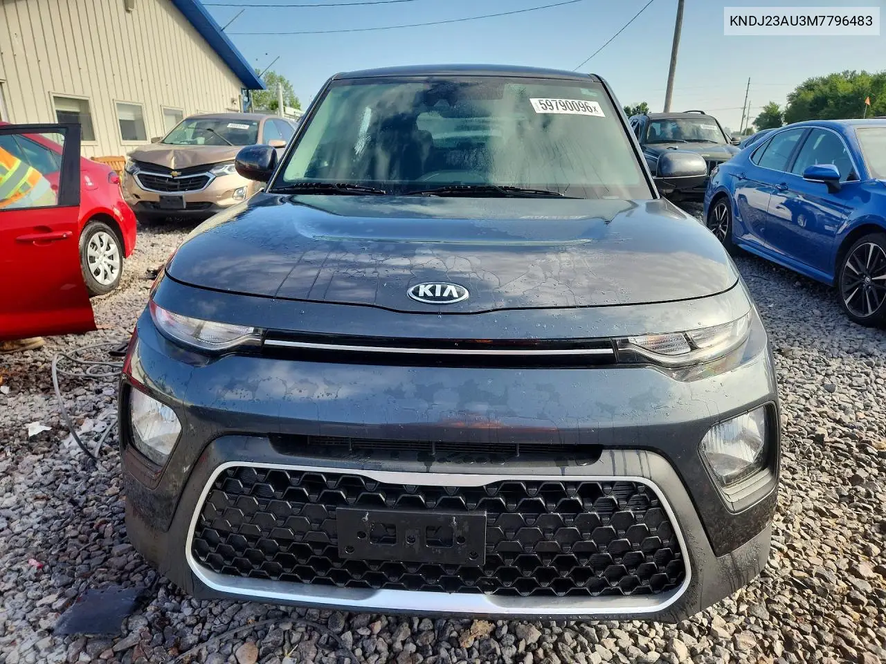 2021 Kia Soul S VIN: KNDJ23AU3M7796483 Lot: 59790096
