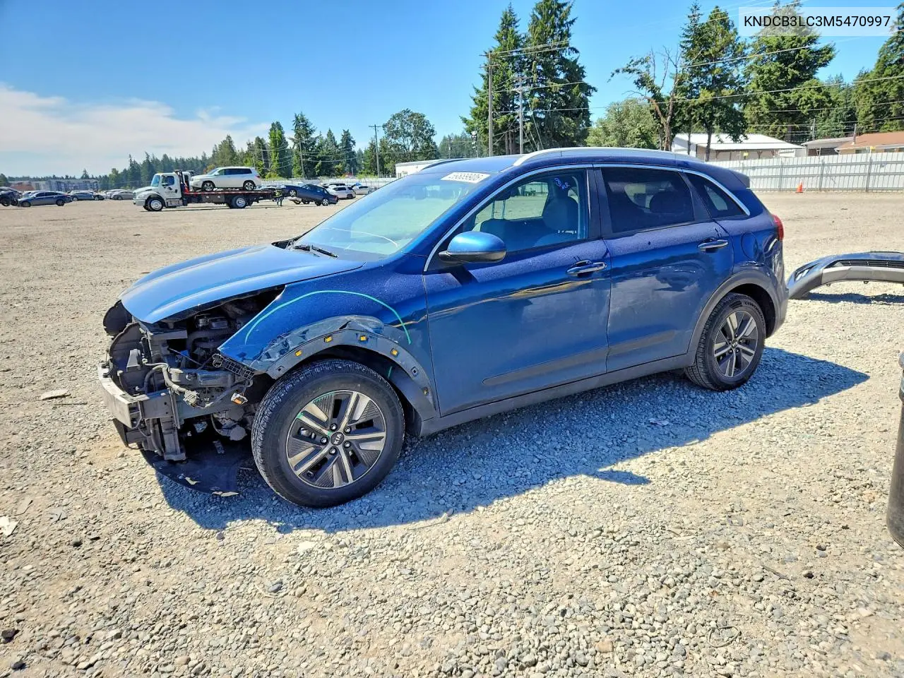 2021 Kia Niro Lxs VIN: KNDCB3LC3M5470997 Lot: 59889906