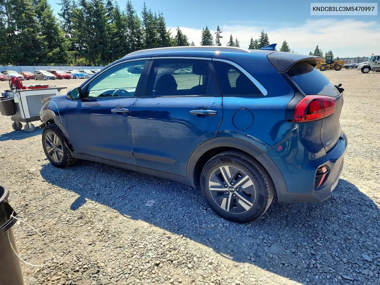 2021 Kia Niro Lxs VIN: KNDCB3LC3M5470997 Lot: 59889906