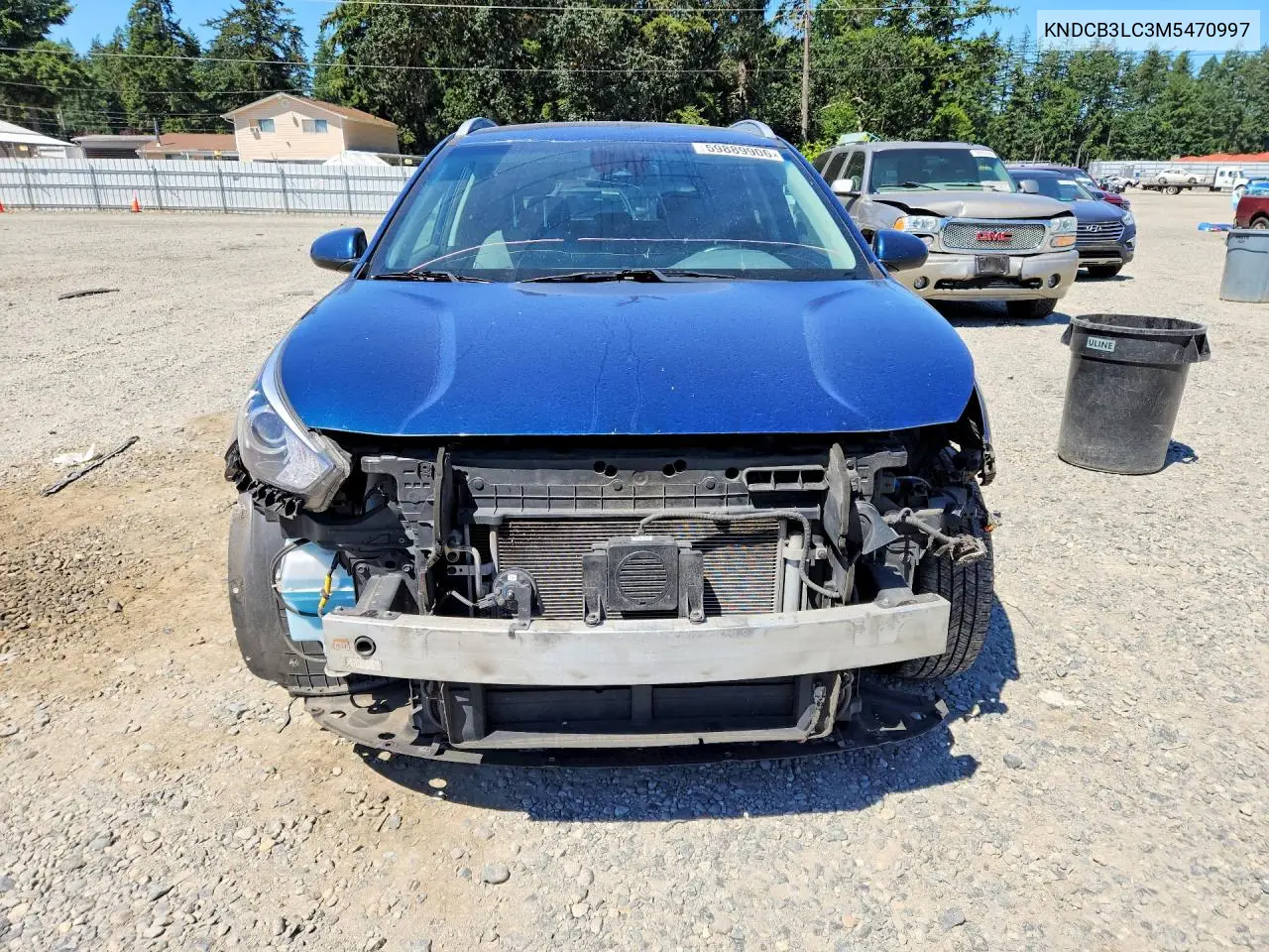 2021 Kia Niro Lxs VIN: KNDCB3LC3M5470997 Lot: 59889906