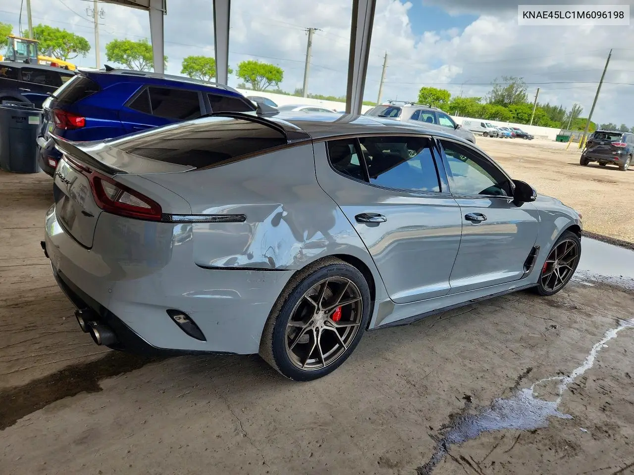 2021 Kia Stinger Gt1 VIN: KNAE45LC1M6096198 Lot: 59963166