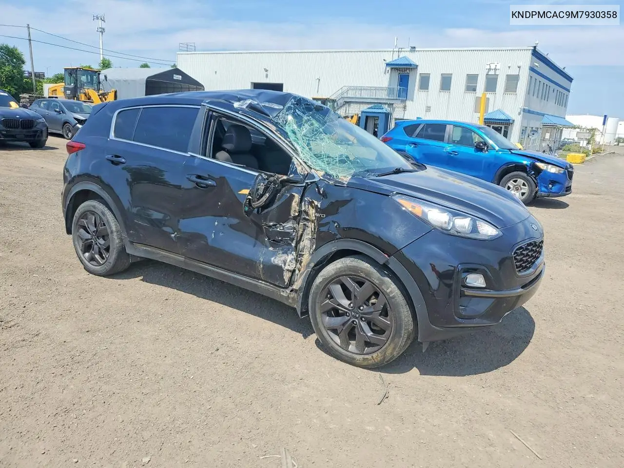 2021 Kia Sportage Lx VIN: KNDPMCAC9M7930358 Lot: 60020306