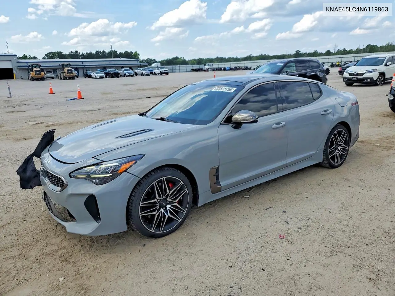 2022 Kia Stinger Gt1 VIN: KNAE45LC4N6119863 Lot: 52808266