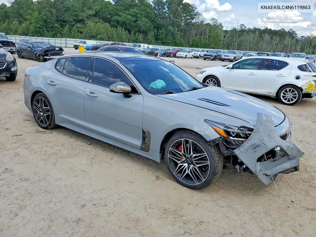 2022 Kia Stinger Gt1 VIN: KNAE45LC4N6119863 Lot: 52808266