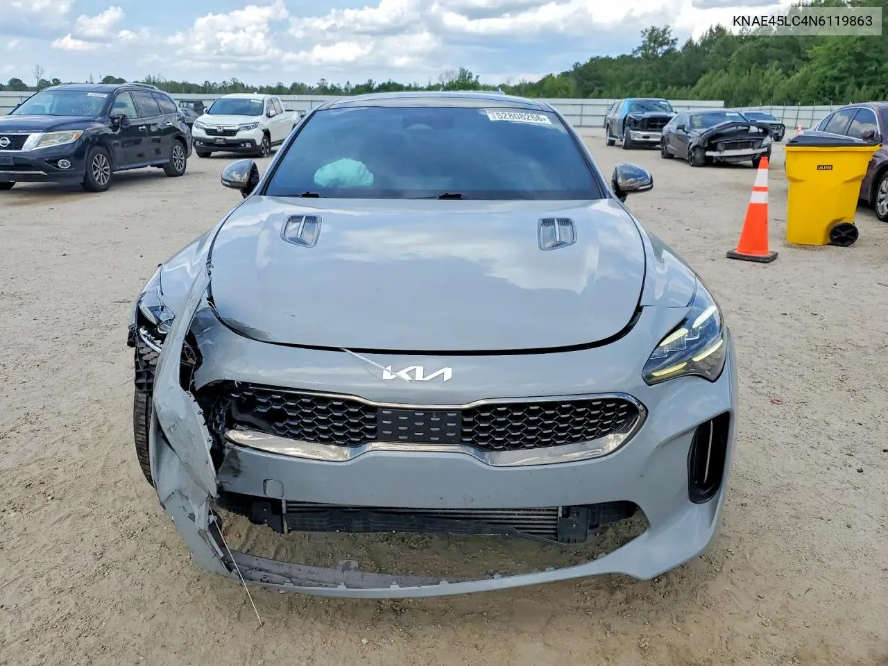 2022 Kia Stinger Gt1 VIN: KNAE45LC4N6119863 Lot: 52808266