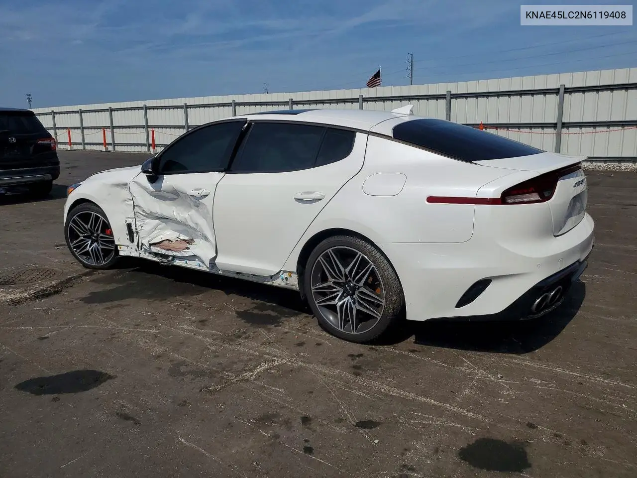 2022 Kia Stinger Gt1 VIN: KNAE45LC2N6119408 Lot: 52825396