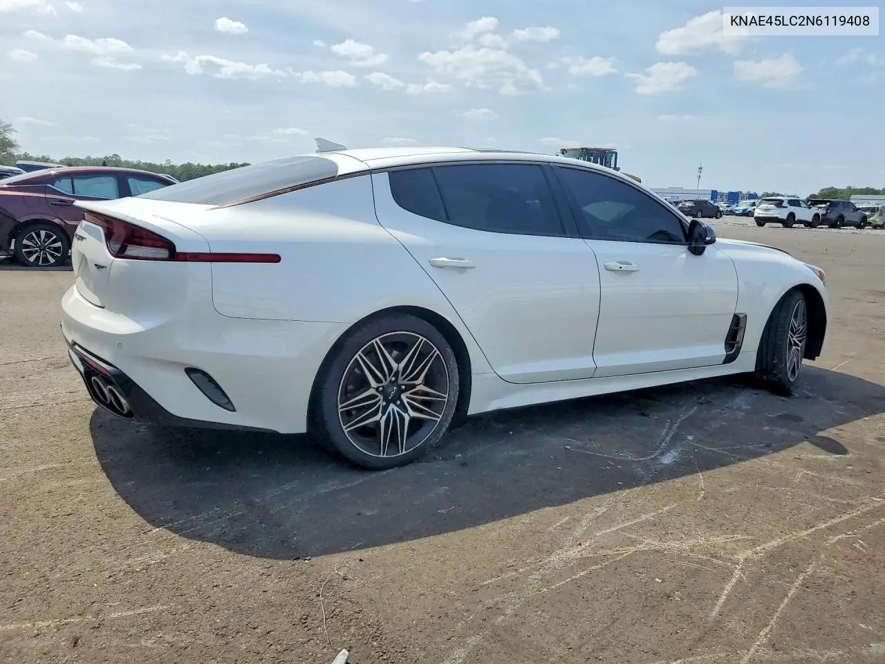 2022 Kia Stinger Gt1 VIN: KNAE45LC2N6119408 Lot: 52825396