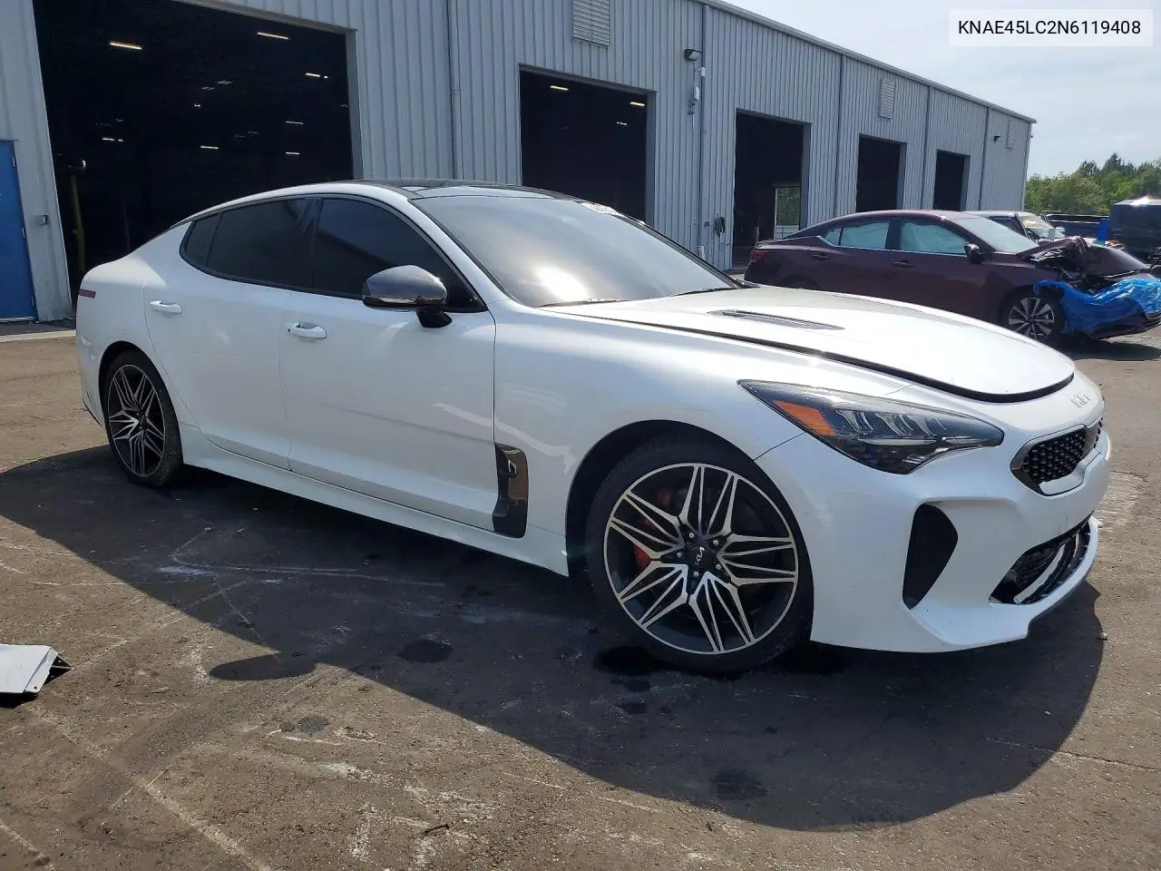2022 Kia Stinger Gt1 VIN: KNAE45LC2N6119408 Lot: 52825396