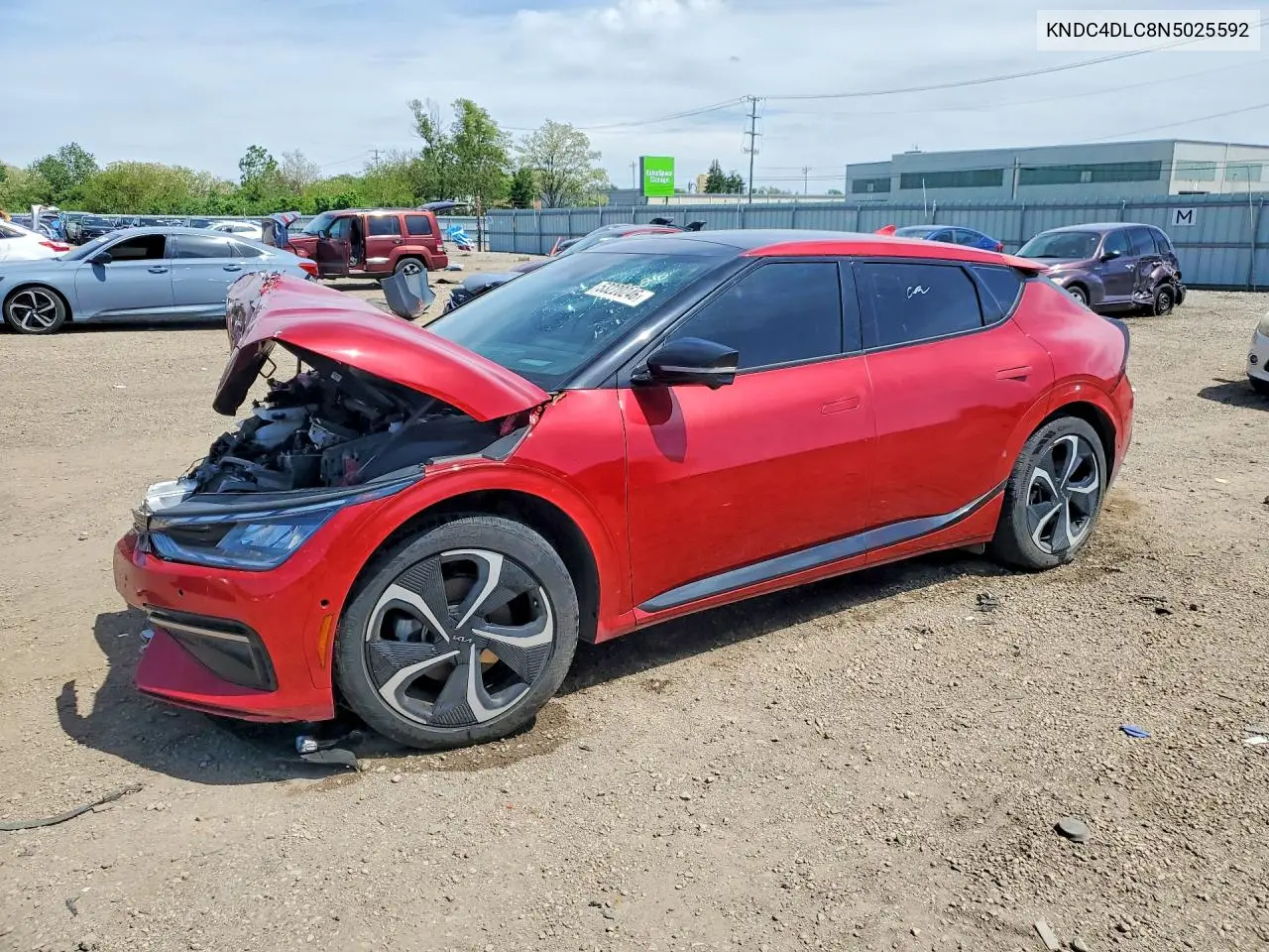 2022 Kia Ev6 Gt Line VIN: KNDC4DLC8N5025592 Lot: 53220246