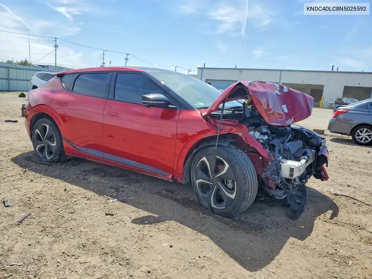 2022 Kia Ev6 Gt Line VIN: KNDC4DLC8N5025592 Lot: 53220246