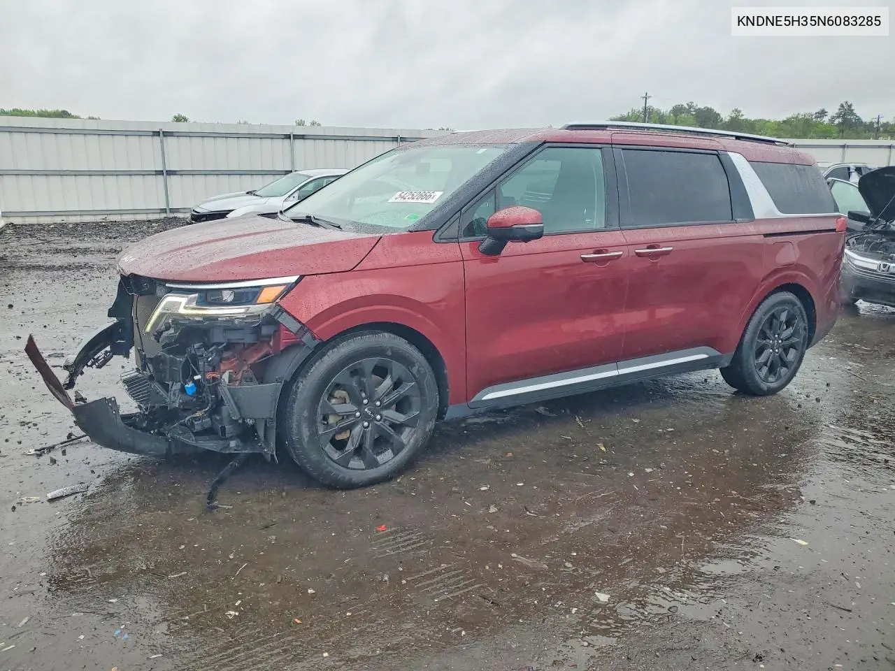 2022 Kia Carnival Sx Prestige VIN: KNDNE5H35N6083285 Lot: 54252666